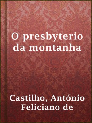 cover image of O presbyterio da montanha